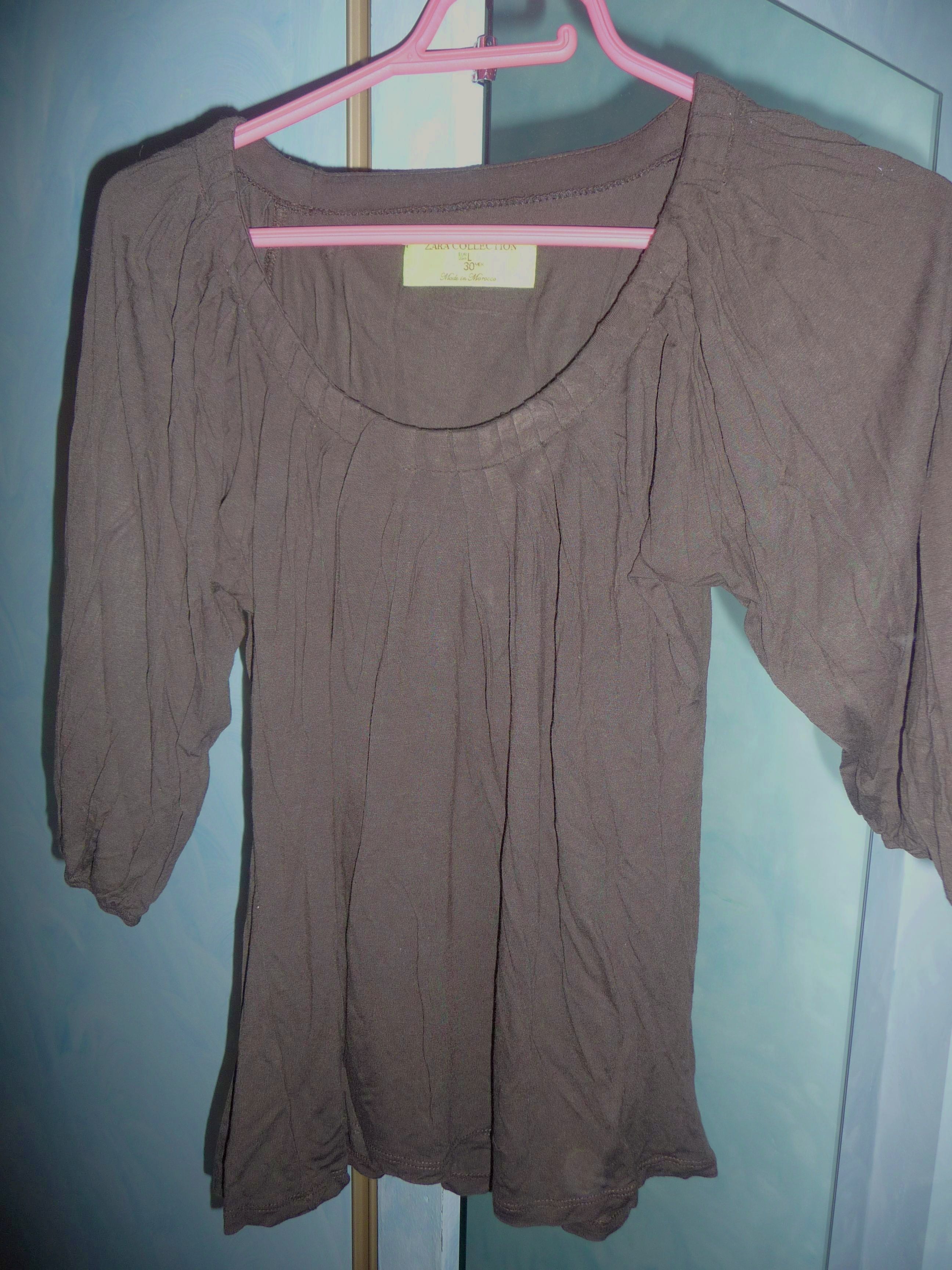 Haut Gris Femme Taille 12 Manches 3/4 - Occasion Très Bon état, Coton/polyester, Casual